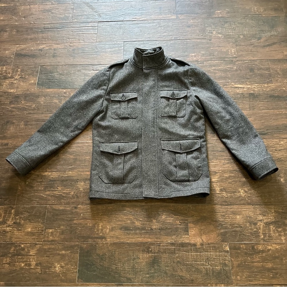 Express Wool-Blend Jacket in Grey